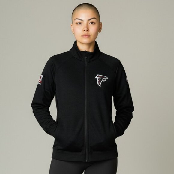 Cutter & Buck Black Super Bowl 51 Atlanta Falcons Full-Zip Jacket – Size S - Picture 1 of 8